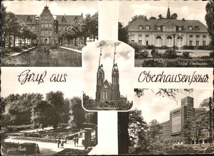 Oberhausen Amtsgerichet Schloss Rathaus Grillo Park