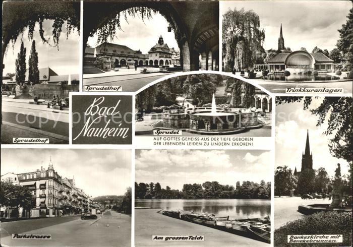 Bad Nauheim Sprudelhof Trinkkuranlage Parkstrasse