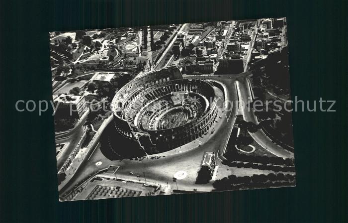 Roma Rom Fliegeraufnahme Colosseo