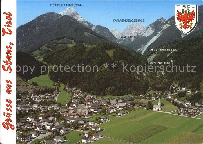 Stans Tirol Fliegeraufnahme