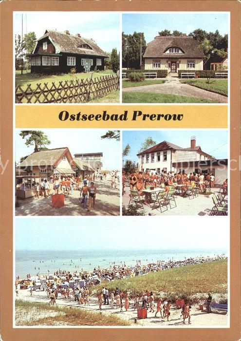 Prerow Ostseebad Strand Reetdach Bergstrasse