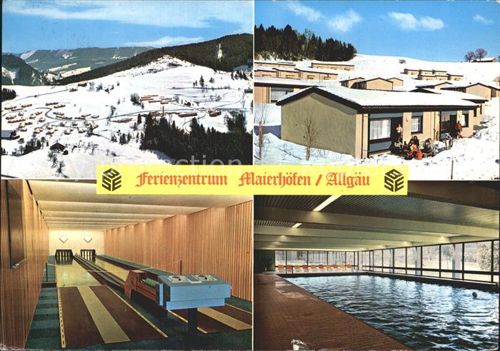 Maierhoefen Allgaeu Ferienzentrum Hallenbad Kegelbahn