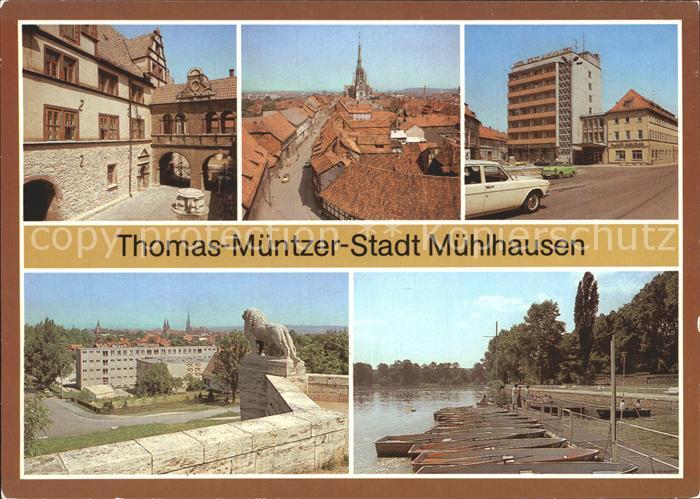 Muehlhausen Thueringen Thomas Muentzer Stadt Rabenturm Hotel Stadt Muehlhausen