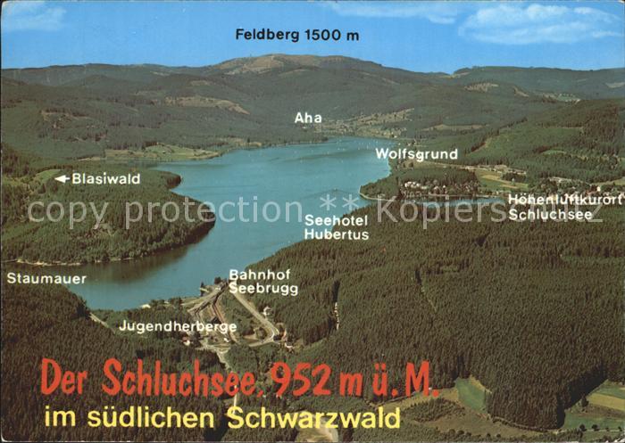 Schluchsee Fliegeraufnahme
