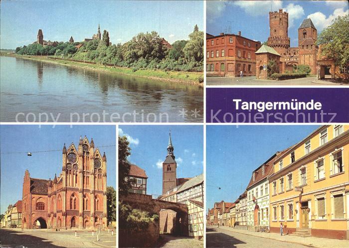 Tangermuende Elbpartie Neustaedter Tor Rossfurt Leninstrasse