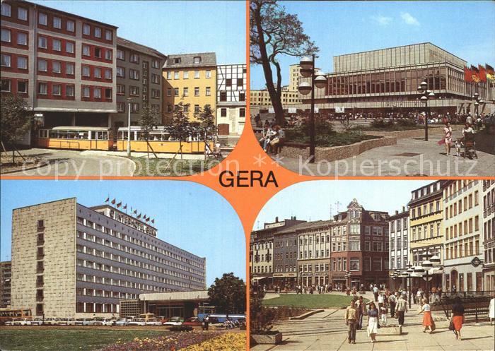Gera Leumnitzer Tor Haus der Kultur Interhotel Gera