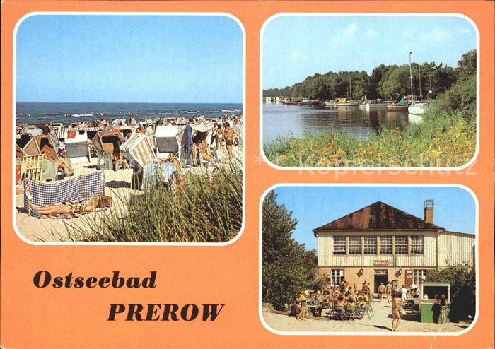 Prerow Ostseebad Strand Seglerhafen Milchbar am Duenenhaus