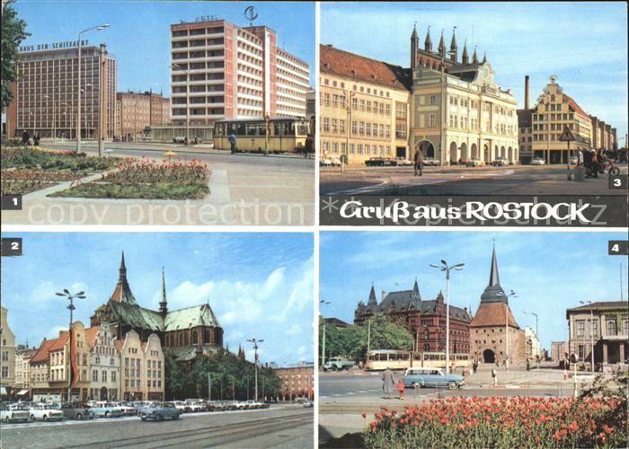 ROSTOCK  CITY Interhotel Warnow Haus der Schiffahrt Ernst Thaelmann Platz Marien