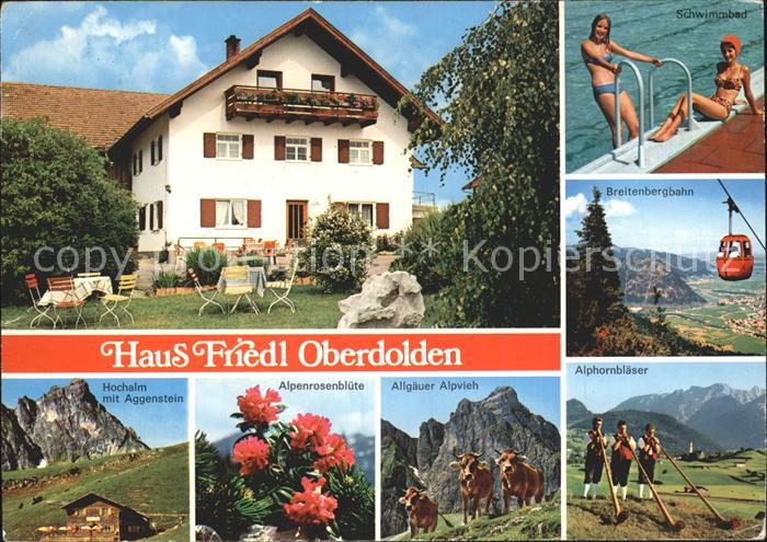 Pfronten Ostallgaeu Bayern Haus Friedl Oberdolden Alphoerner Seilbahn