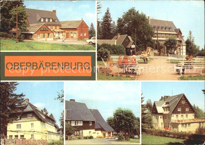 Oberbaerenburg Baerenburg Hotel Restaurant zum Baeren Cafe Neues Leben Wieseneck