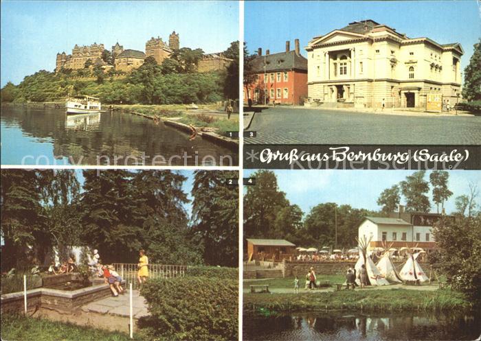 Bernburg Saale Schloss Cafegarten Paradies Theater Eiscafé Baerenburg