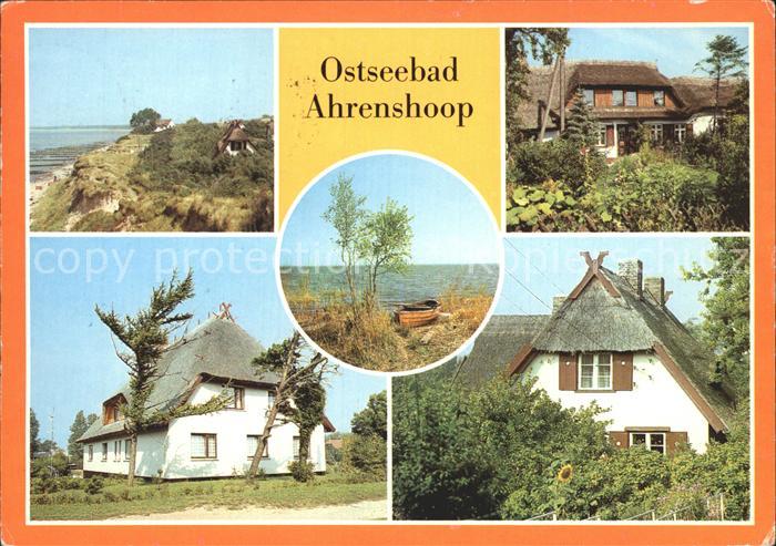 Ahrenshoop Ostseebad Hohes Ufer Rohrdachhaus in Toepferstrasse Bodden