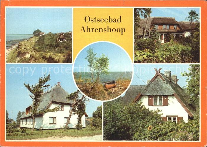 Ahrenshoop Ostseebad Hohes Ufer Rohrdachhaus in Toepferstrasse Bodden