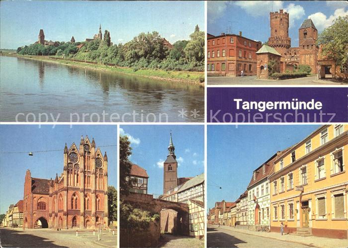 Tangermuende Rossfurt Elbe Neustaedter Tor Leninstrasse