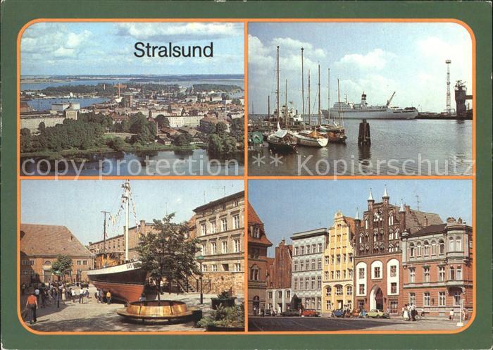 Stralsund Mecklenburg Vorpommern Daenholm Hafen Meeresmuseum