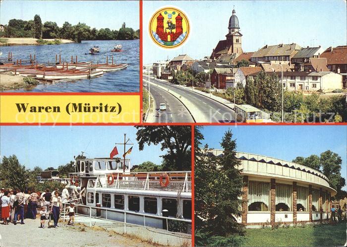 Waren Mueritz Steinmohle Tiefwarensee Marienkirche