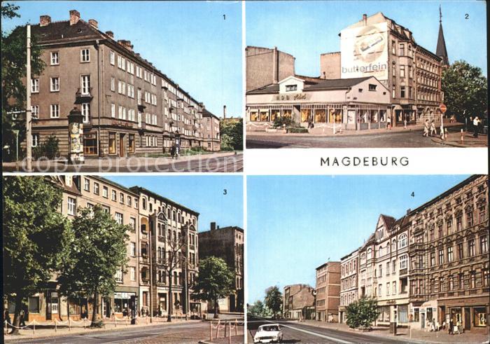 MAGDEBURG  CITY Diesdorfer Strasse Eiskellerplatz Olvenstedter und Halberstaedte