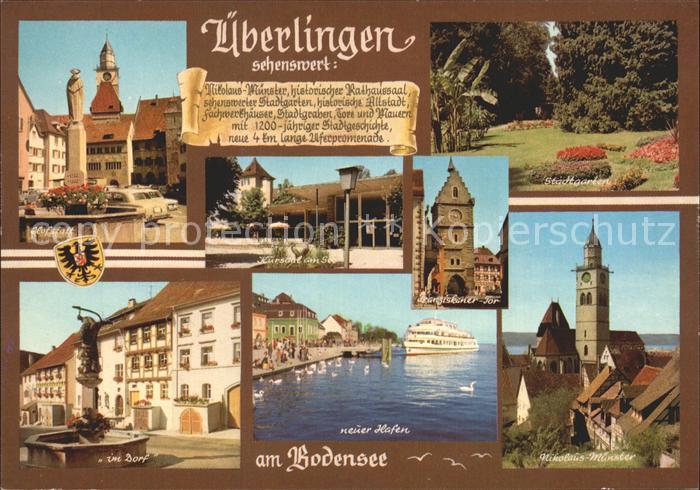 ueberlingen Bodensee Stadtgarten Dorfbrunnen Muenster