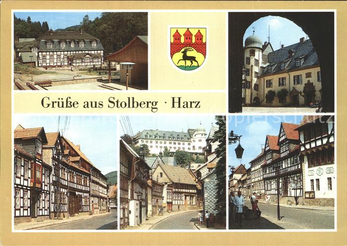 Stolberg Harz Restaurant Waldfrieden Schlosshof Thomas Muentzer Gasse Rittergass