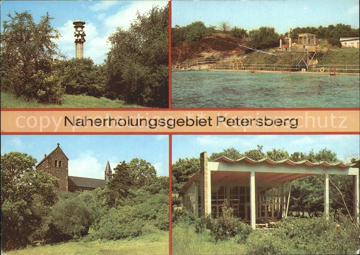 Petersberg Halle Fernsehturm Bergbad Kirche