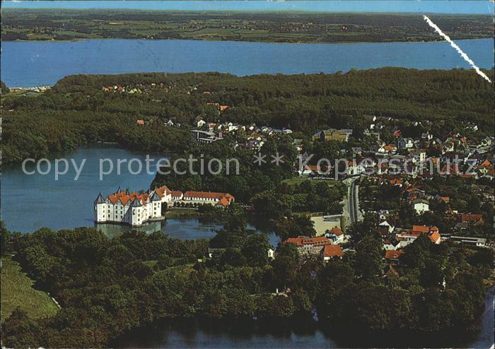 Gluecksburg Ostseebad Fliegeraufnahme Wasserschloss