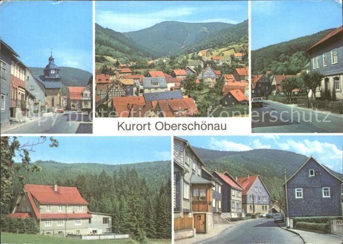Oberschoenau Thueringen Hauptstrasse Kienbachtal Kanzlergrund
