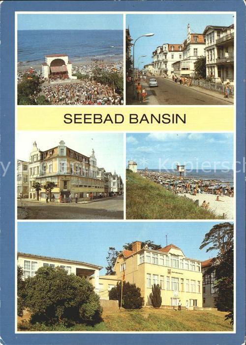 Bansin Ostseebad Konzertpavillon Erholungsheime