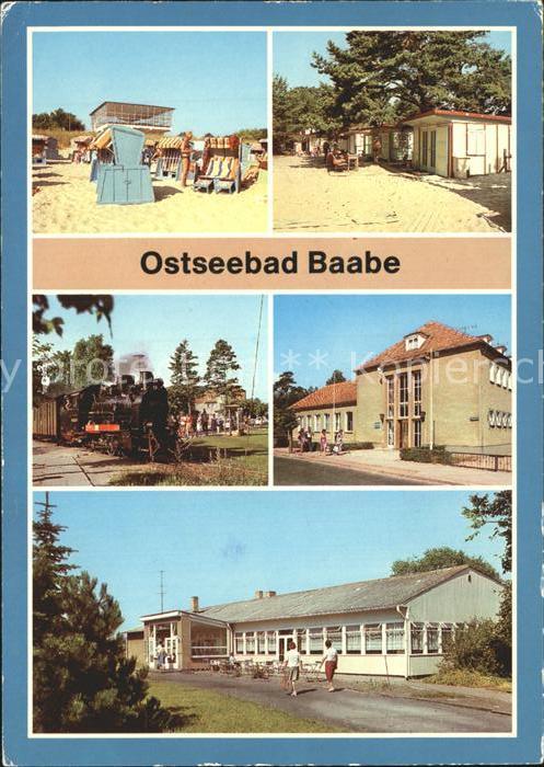 Baabe Ostseebad Ruegen Strand Camping Kleinbahn