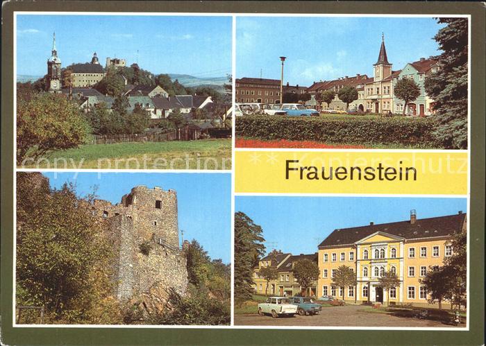 Frauenstein Sachsen Markt Burgruine