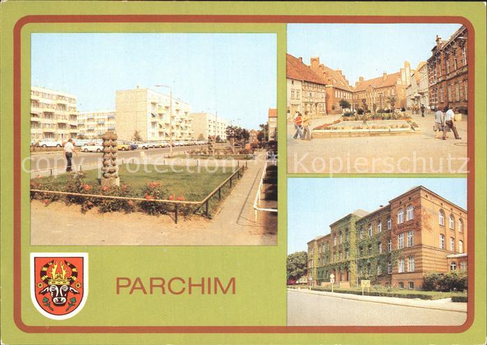 Parchim Mecklenburg-Vorpommern Weststadt Wilhelm-Pieck-Platz