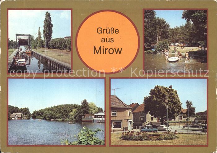 Mirow Schleuse Camping Zootzensee Mueritz Hafel Kanal