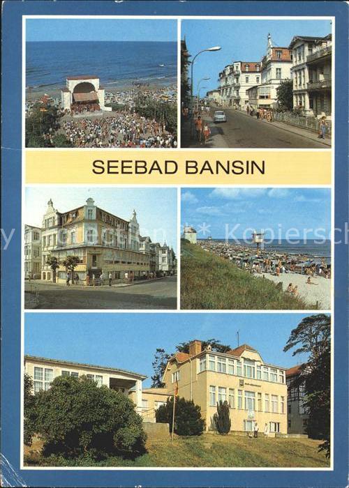 Bansin Ostseebad Konzertpavillon Erholungsheime