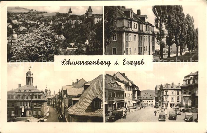 Schwarzenberg Erzgebirge Ortsansichten