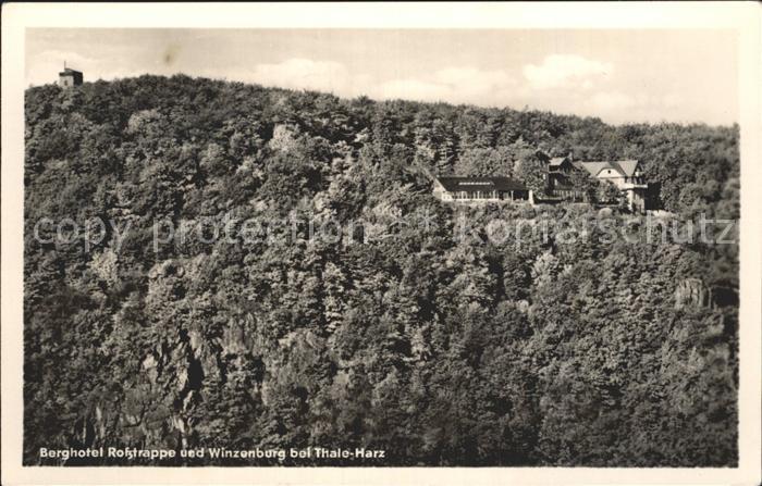 Thale Harz Berghotel Rosstrappe Winzenburg