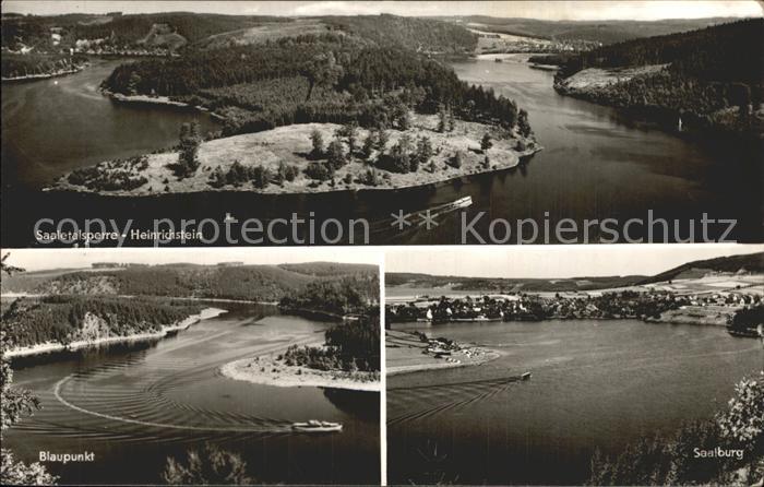 Saaletalsperre Heinrichstein Blaupunkt Saalburg