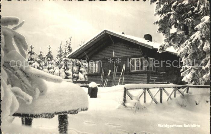 Ilmenau Thueringen Berggasthaus Bobhuette