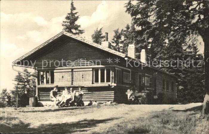 Ilmenau Thueringen Berggasthaus Bobhuette