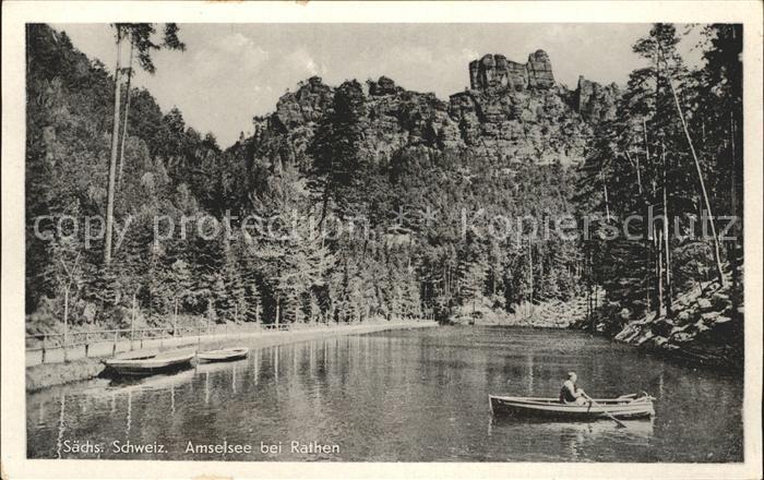Rathen Saechsische Schweiz Amselsee