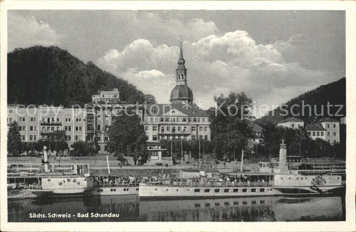 Bad Schandau Seitenraddampfer Leipzig