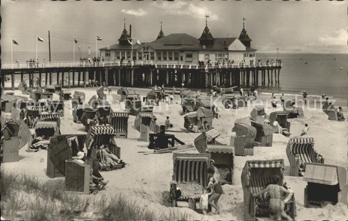 Ahlbeck Ostseebad Strand Seebruecke