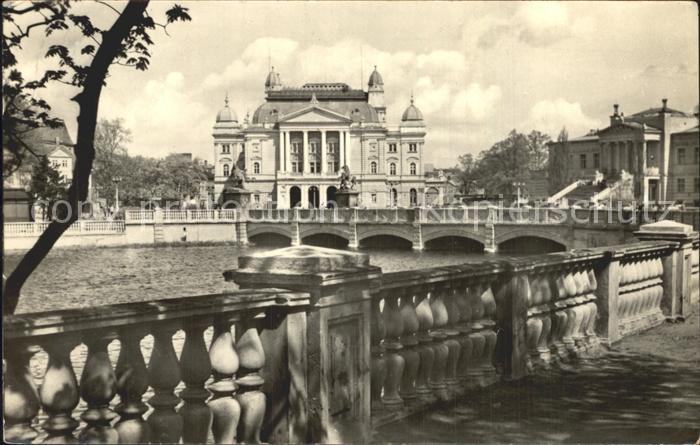 Schwerin Mecklenburg Alter Garten Theater Museum