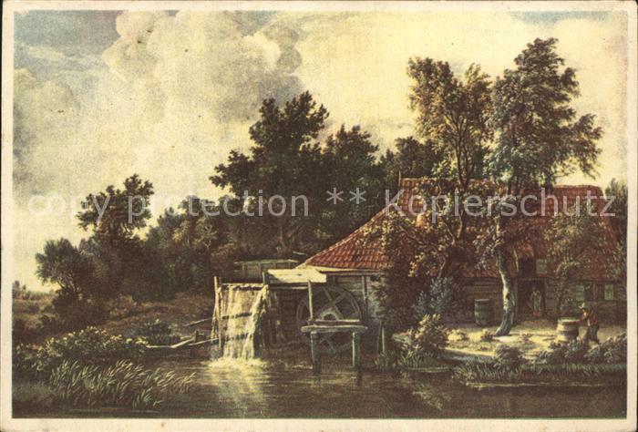 Hobbema Watermolen Wassermuehle