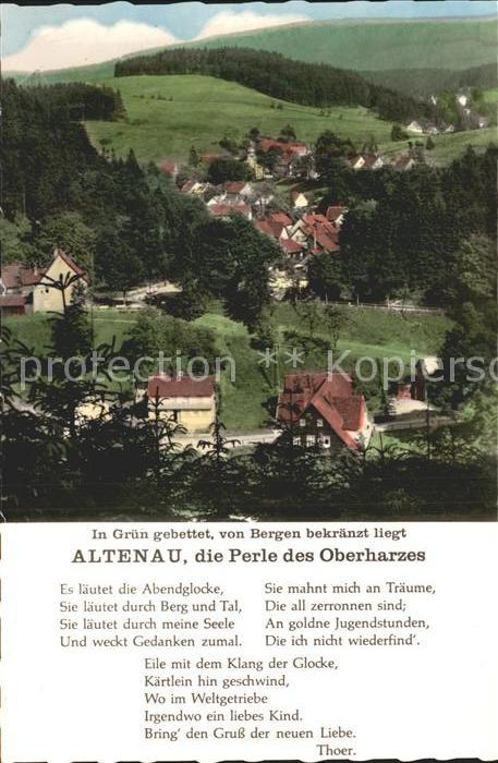 Altenau Harz Gedicht Thoer.