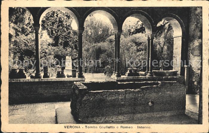 Verona Veneto Tomba Giulietta e Romeo Interno