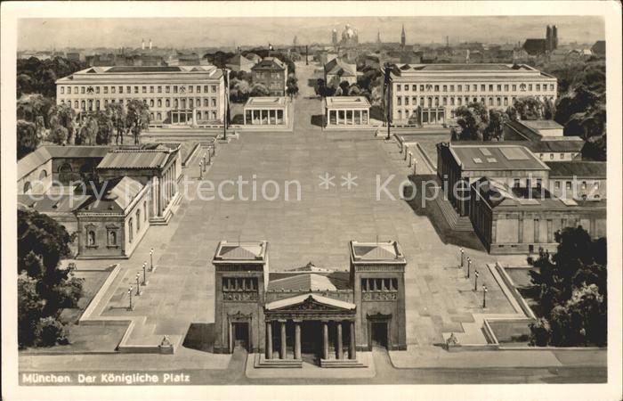Muenchen Bayern Koeniglicher Platz