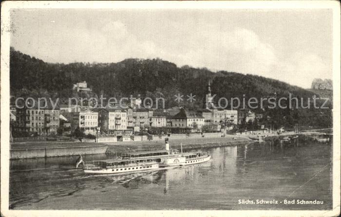 Bad Schandau Seitenraddampfer Leipzig