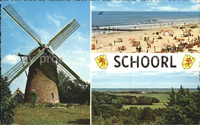 Schoorl Windmuehle Strand