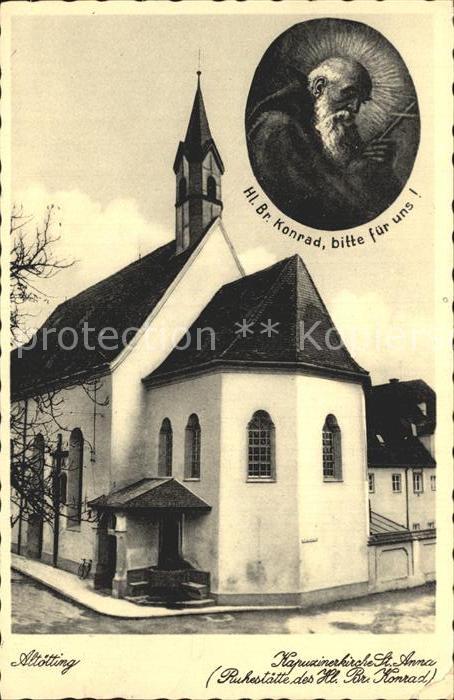 Altoetting Kapuzinerkirche St. Anna Heiliger Bruder Konrad