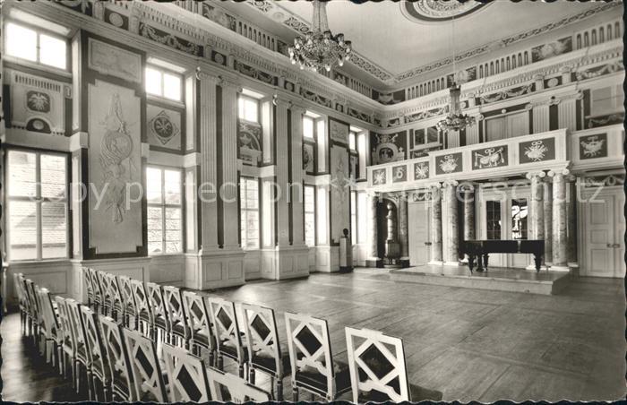 Amorbach Miltenberg Fuerstlich Leinigisches Schloss Gruener Saal