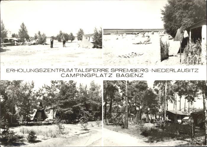 Spremberg Niederlausitz Erholungszentrum Talsperre Spremberg Campingplatz Bagenz